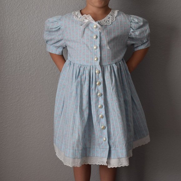 girls button down dress